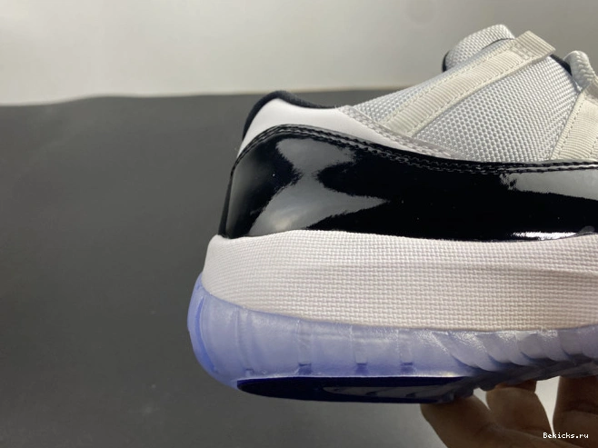 Rep BK mens black  white jordan retro low air 528895-153 